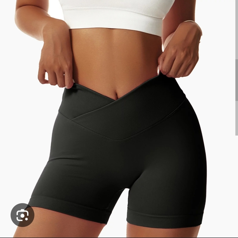 LN Victorias PINK Biker Shorts Yoga S